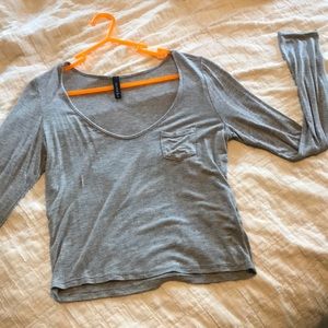 Gray long sleeve